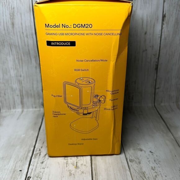 DGM20 GamerWave Condenser USB Gaming RGB Microphone - Picture 3 of 9